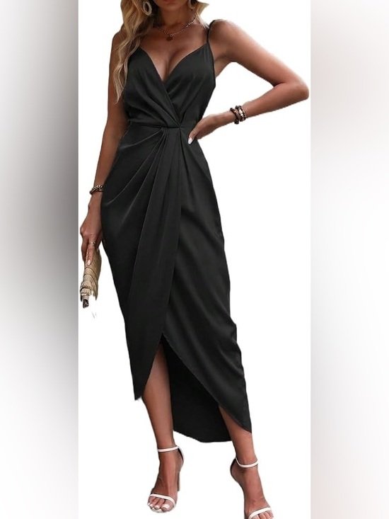 DO+BE Dresses & Skirts - DO+BE Black High-Low Draped Wrap Skirt